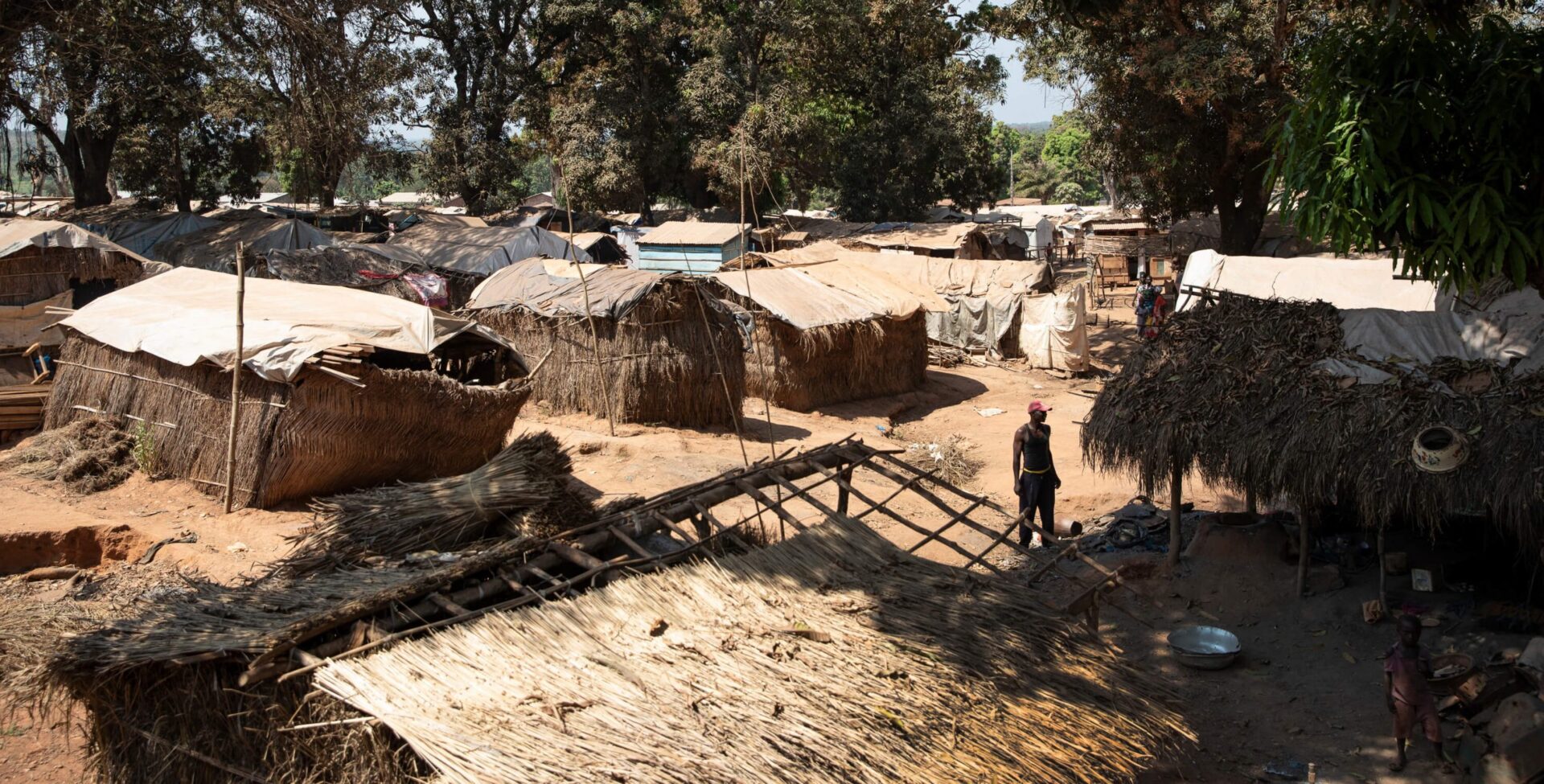 Central African Republic. Displaced Central Africans wait for life to begin again