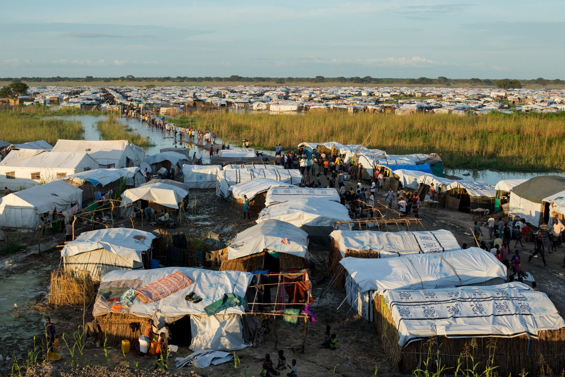 South Sudan. Protection of Civilian site hosting IDPs in Bentiu 2014 © UN/ JC McIlwaine